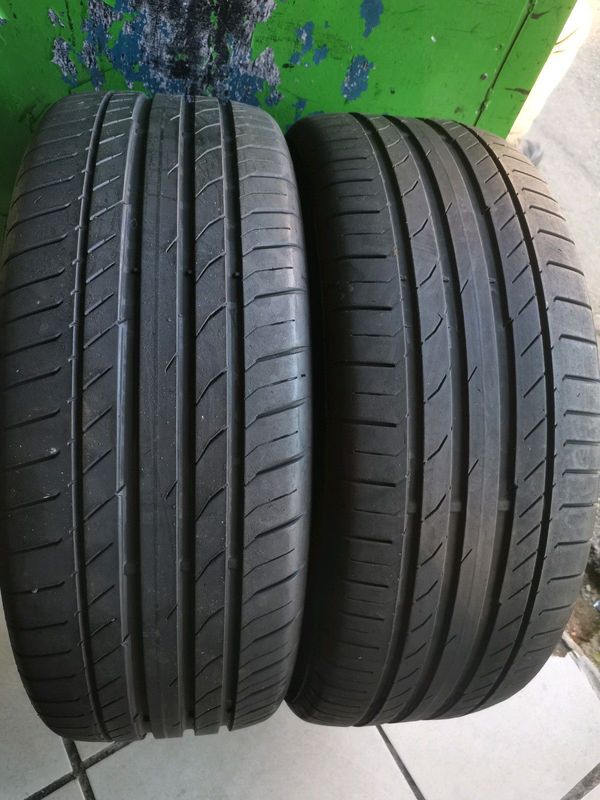 2x 235/55/19  Continental sport Contact 5