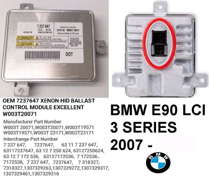 BMW E90 / E91 3 Series Xenon ballast module