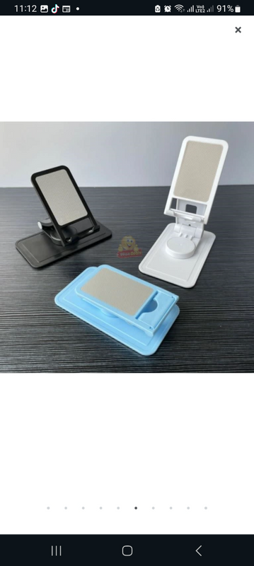 Rotating Mobile Phone and Tablet Desktop stand