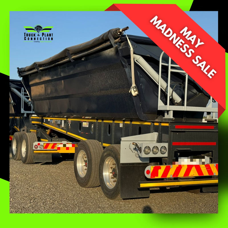 MAY MADNESS SALE:2020 LEADER 40M3 SIDE TIPPER TRAILER (#4464 / #4465)