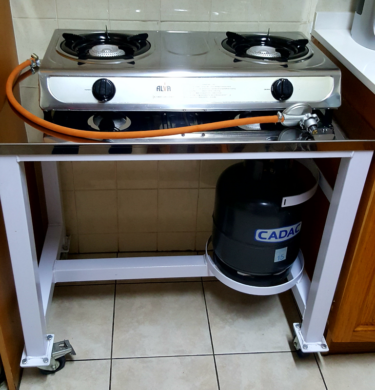 2 PLATE GAS Hob WITH REGULATOR &amp; STAND PLUS FULL 9kg GAS CYLINDER
