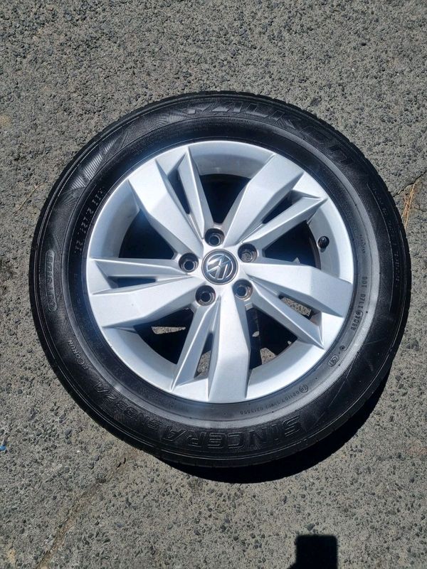 VW POLO 7 RIMS with TYRES 185/65/15