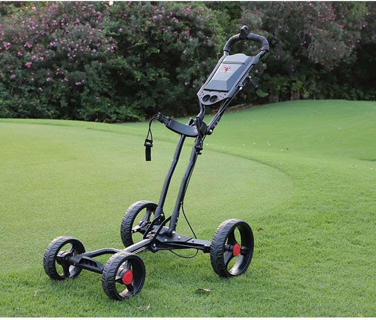 4-wheel golf push trolley