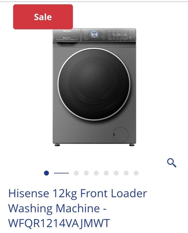 Hisense 12kg washing machine
