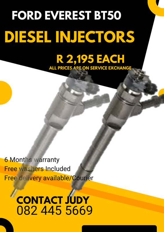 Ford Everest BT50 Diesel Injectors