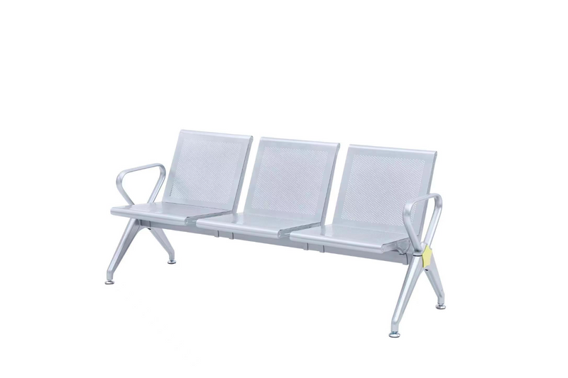 New Patented Heavy Duty Airport|Waiting Area|Hospital Chair 3 Seater-Pentagon Beam -R2799