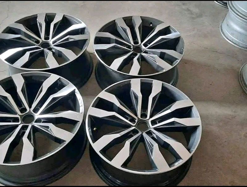A clean set of 20inch Tiguan rims available for sale