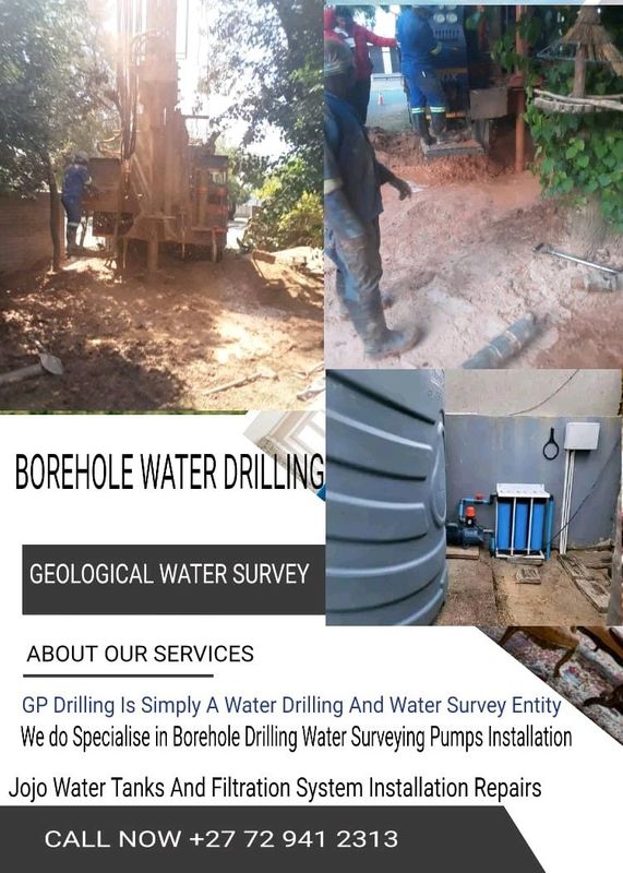 GAUTENG BOREHOLE WATER DRILLING PUMPS TANKS IRRIGATION SYSTEM INSTALLATION AND REPAIRS