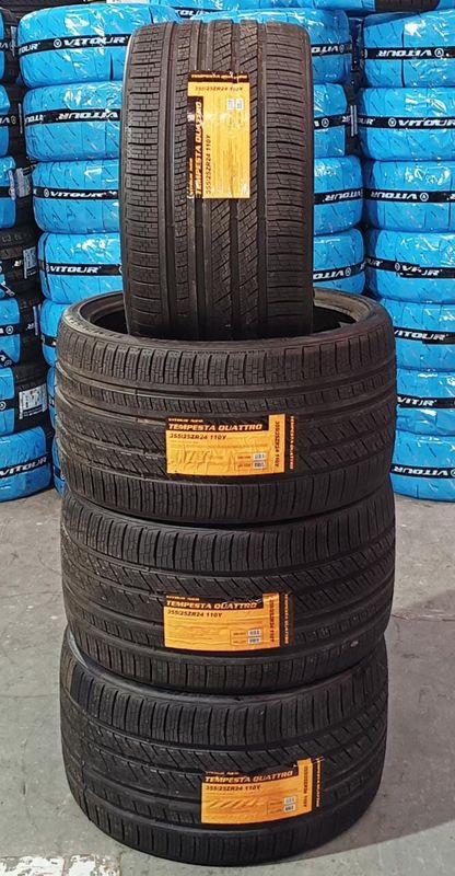 295 30r24 -104 y and 355 25r24 -110 y Vitour tempesta quattro tyres (24inch lumma kit tyres)