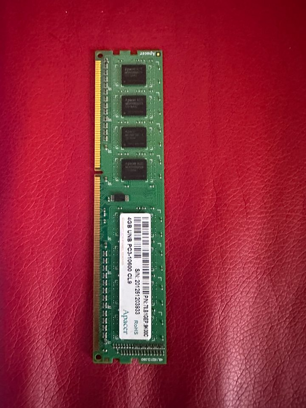 APACER 4GB PC3/DDR3-10600 CL9