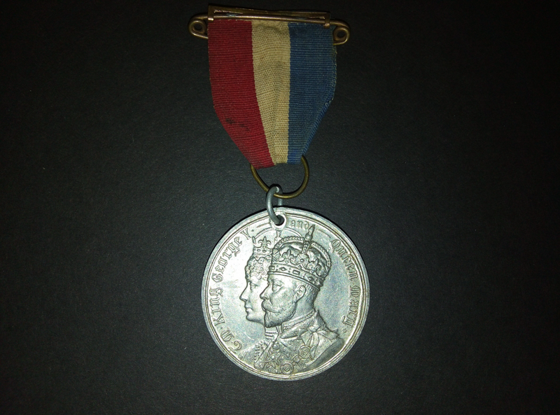 1911  KING GEORGE V CORONATION MEDALLION