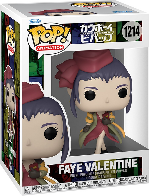 Funko Pop! Animation 1214: Cowboy Bebop - Faye Valentine Vinyl Figure (New)