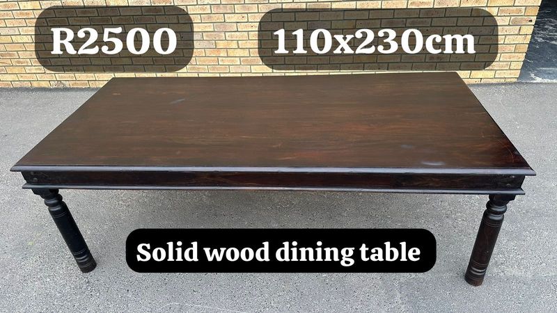Coricraft solid wood dining table