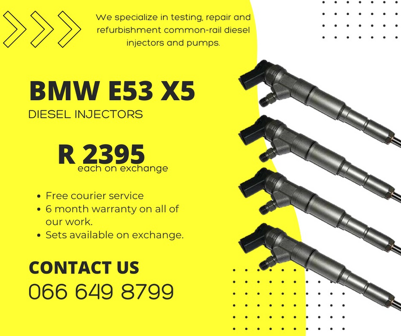 BMW E53 X5 DIESEL INJECTORS FOR SALE ON EXCHANGE