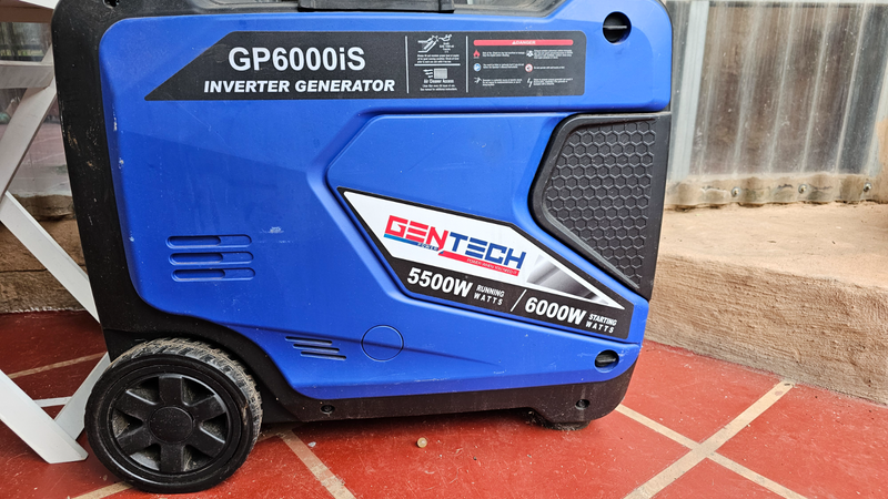 Gentec GP6000iS silent 6kva inverter generator.