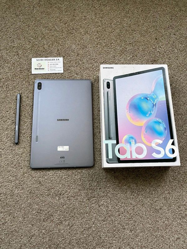 Samsung galaxy tab s6 10 5&#34; ( t865) l t e &amp; wi fi tablet mountain grey
