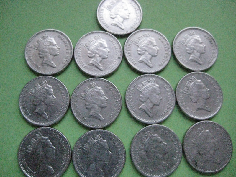 Coins - UK 5 pence