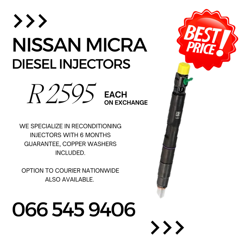 Nissan Micra diesel injectors for sale on exchange