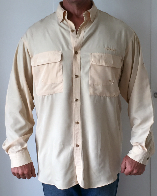 Sage Soft Brushed Flats  Long Sleeved Fishing Shirt (M)
