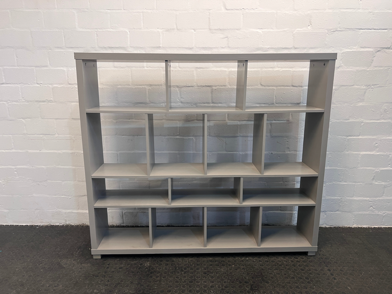 Grey Four Tier Modular Book Shelf 150 x 130cm- A48907