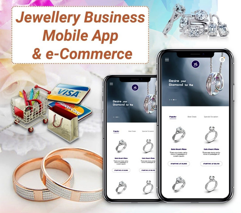 E-commerce websites, mobile apps, software and graphics