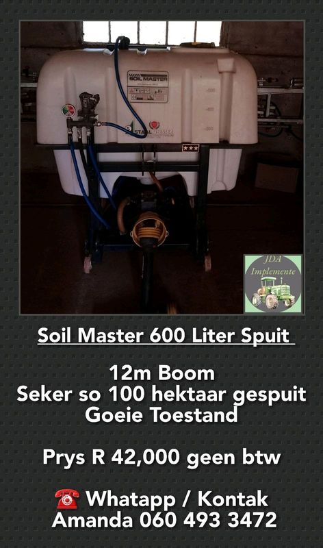 Soil Master 600 Liter Spuit
