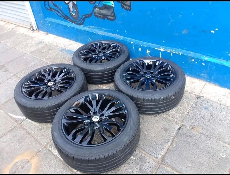 A clean set of 21inch Original Range Rover Sport Rims with tyres available for sale