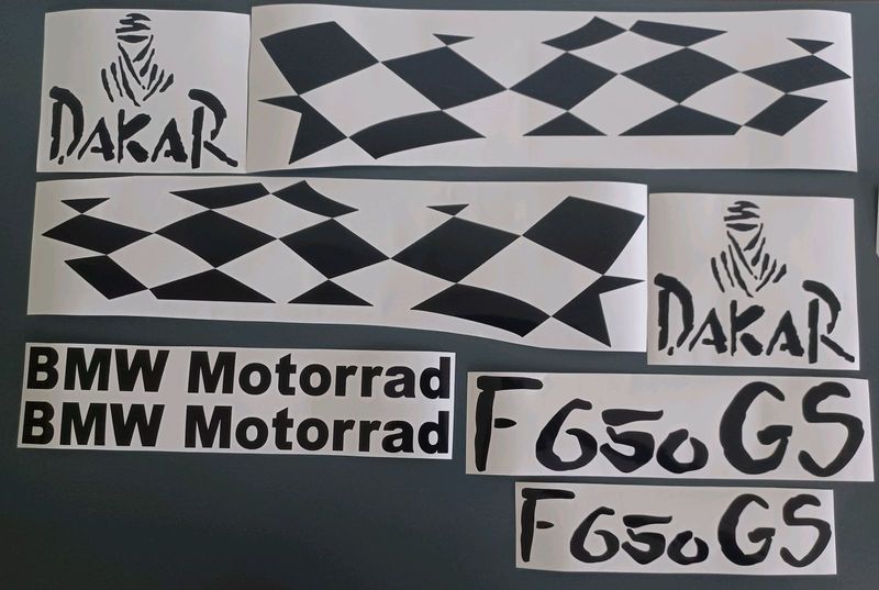 BMW F650 GS Dakar decals graphics vinyl sticker kits