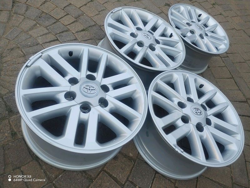 17Inch TOYOTA HILLUX Magrims 6Holes A Set Of Four On Sale.