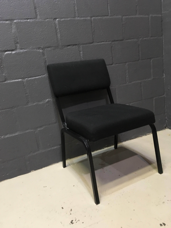 Black Visitor Chair-
