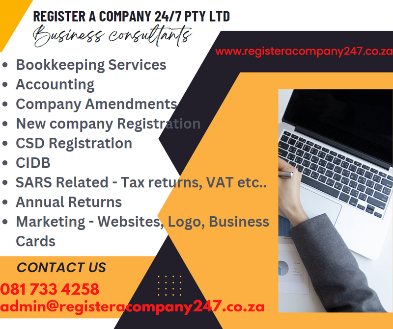 Company Name Change, Director Change, Tax return submission, Annual returns, Tax Clearance Pin