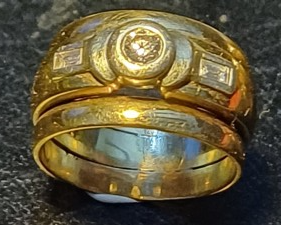 Gold Diamond Ring Price reduced !
