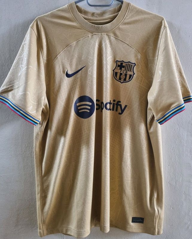 Gold Barcelona FC Shirt