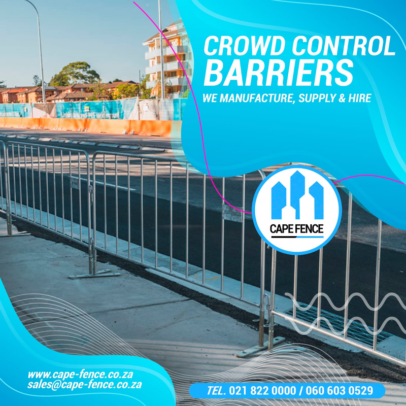 2m (wide) x 1.2 (high) Crowd Control Barriers