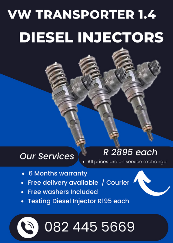 VW Transporter 1.4 Diesel Injectors for sale