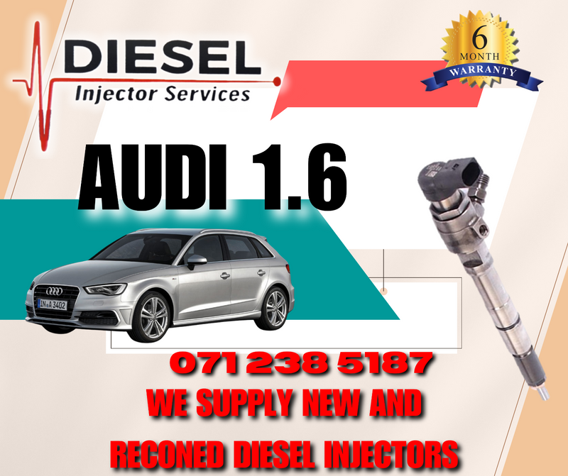 AUDI 1.6 DIESEL INJECTORS FOR SALE OR RECON