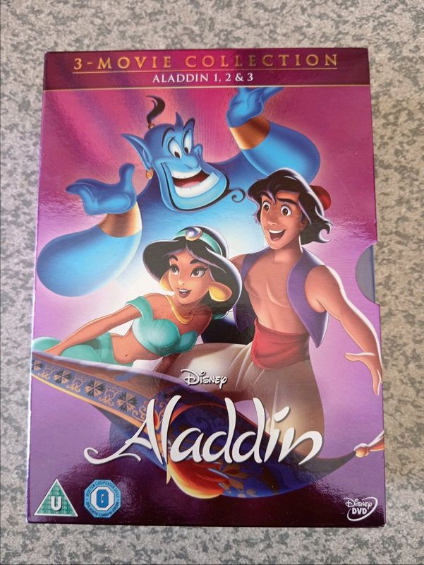 3 DVDs - Aladdin (Disney)