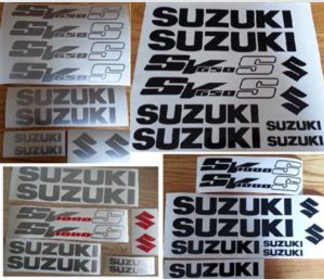 Suzuki SV 650 / 650S decals sticker sets