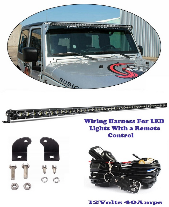LED Light Bar 50inch Ultra Slim Design, Remote Control Wire Harness and More. Brand New Products.