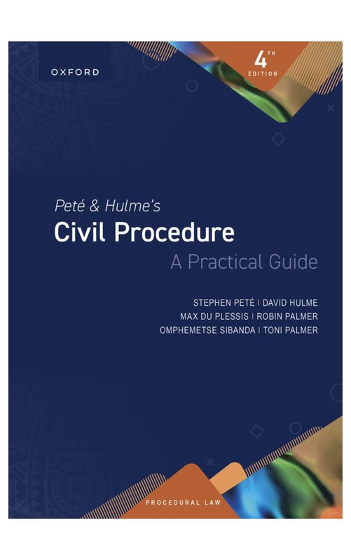 Civil Procedures - A Practical Guide - 4th edition - Pete