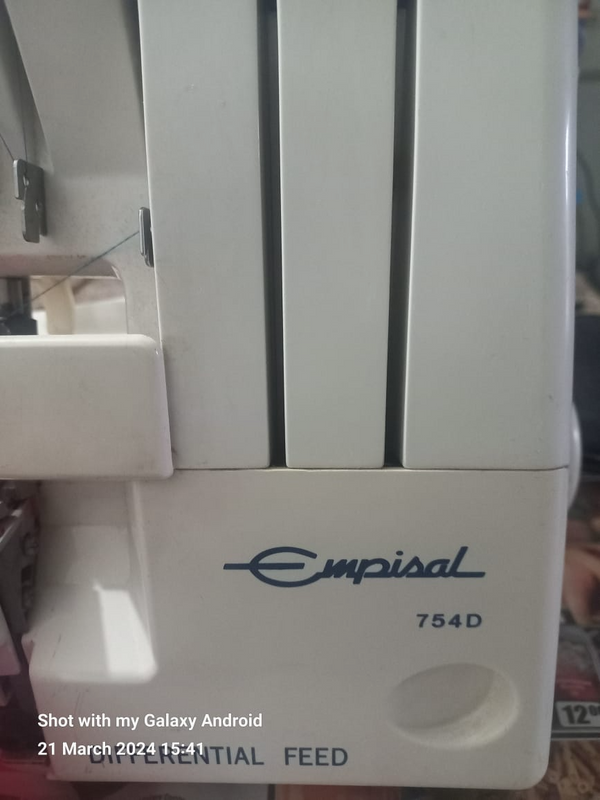 Empisal 754D Overlocker And Empisal EM-250 Deluxe Flat Machine For Sale