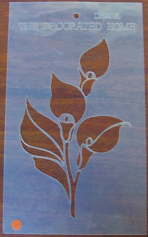 The Decorated Home DHA 21 Stencil for Drawing and Painting - Flower - DIY - Crafts