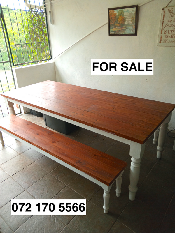 10 Seater Table and Benches