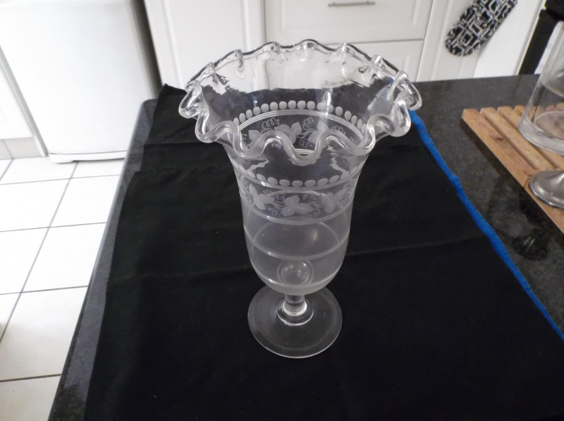Crystal Glass Vase.