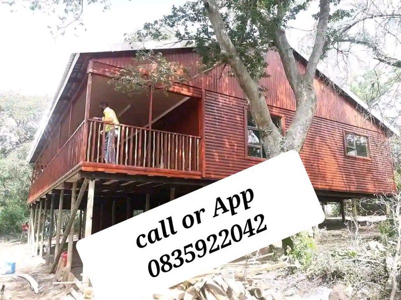 3x8mt log houses for sale