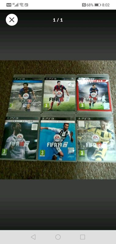 PS3 FIFA games for sale.