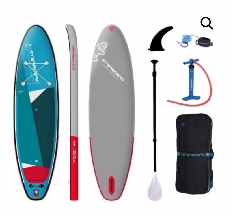 2024 starboard SUP 10’8″ x 33″ x 5 5″ IGO ZEN ROLL SC inflatable stand up paddle board with paddle