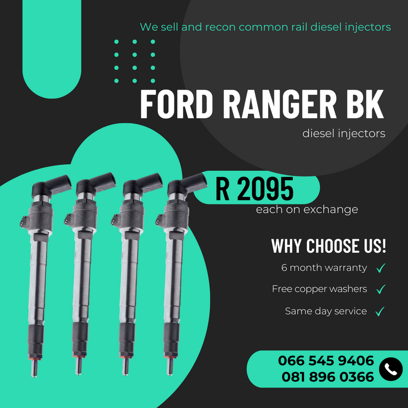 FORD RANGER 2.2 BK DIESEL INJECTORS FOR SALE ON EXCHANGE