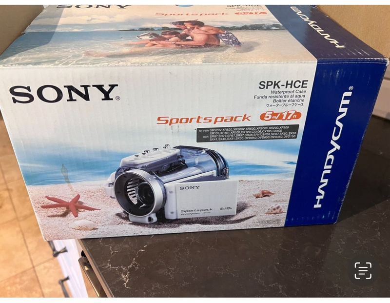 Sony SPK HSE handycam camcorder marine sports pack waterproof case housing