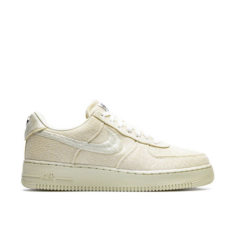 Nike Air Force 1 Low “NAI-KE” Roster Expands With A Cream-Colored, Partly-Woven Style